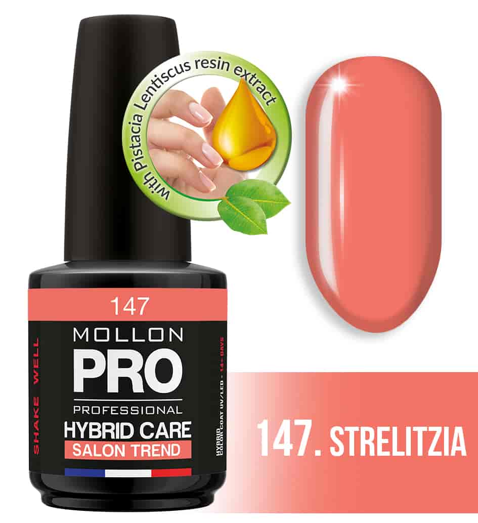 Mollon Pro Gel Polish HYBRID CARE SALON TREND UV/LED т147