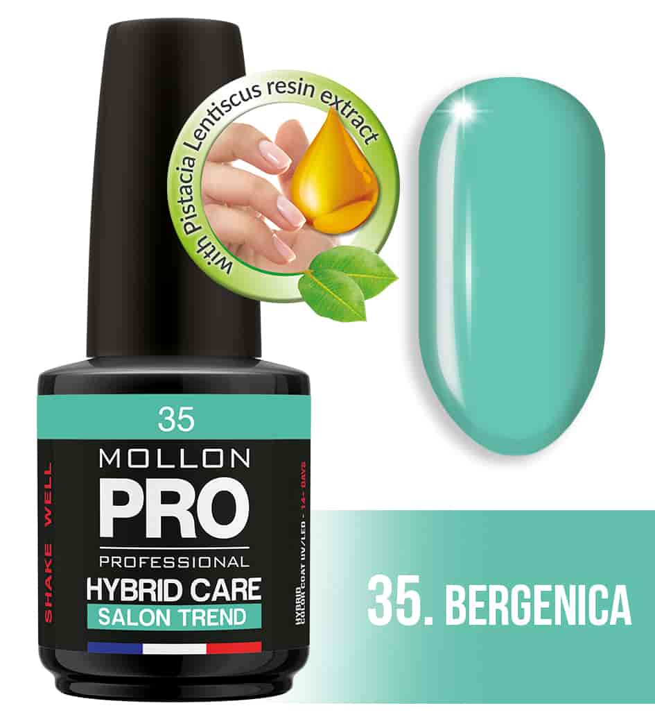 Mollon Pro Gel Polish HYBRID CARE SALON TREND UV/LED т027 [CLONE]