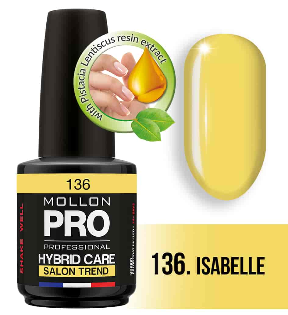 Mollon Pro Gel Polish HYBRID CARE SALON TREND UV/LED т136