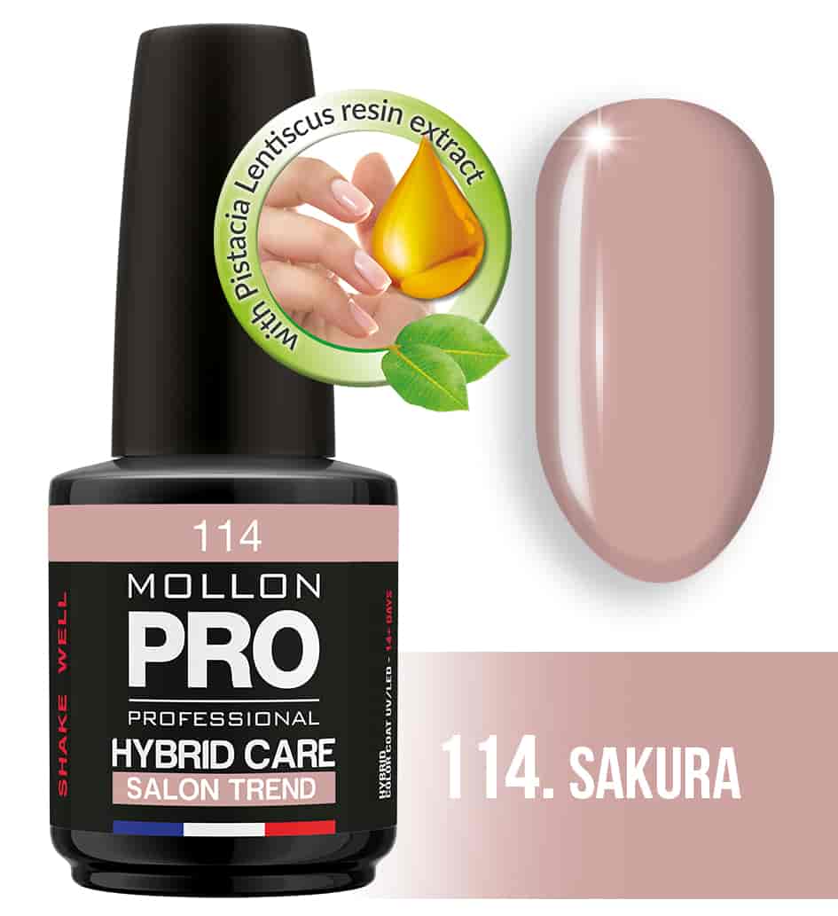 Mollon Pro Gel Polish HYBRID CARE SALON TREND UV/LED т114