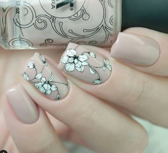 Decal nail sticker Graphic flowers