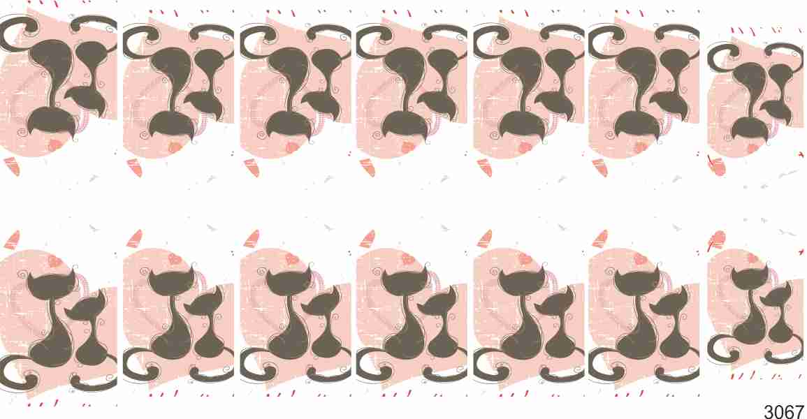 Decal nail sticker Cats