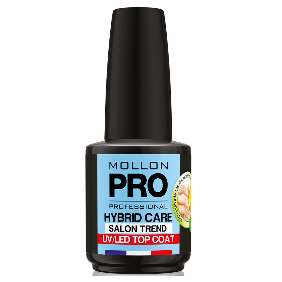 Mollon Pro HYBRID CARE SALON TREND UV/LED TOP COAT 12 ml