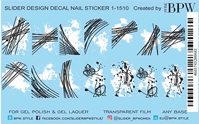 Decal nail sticker Net