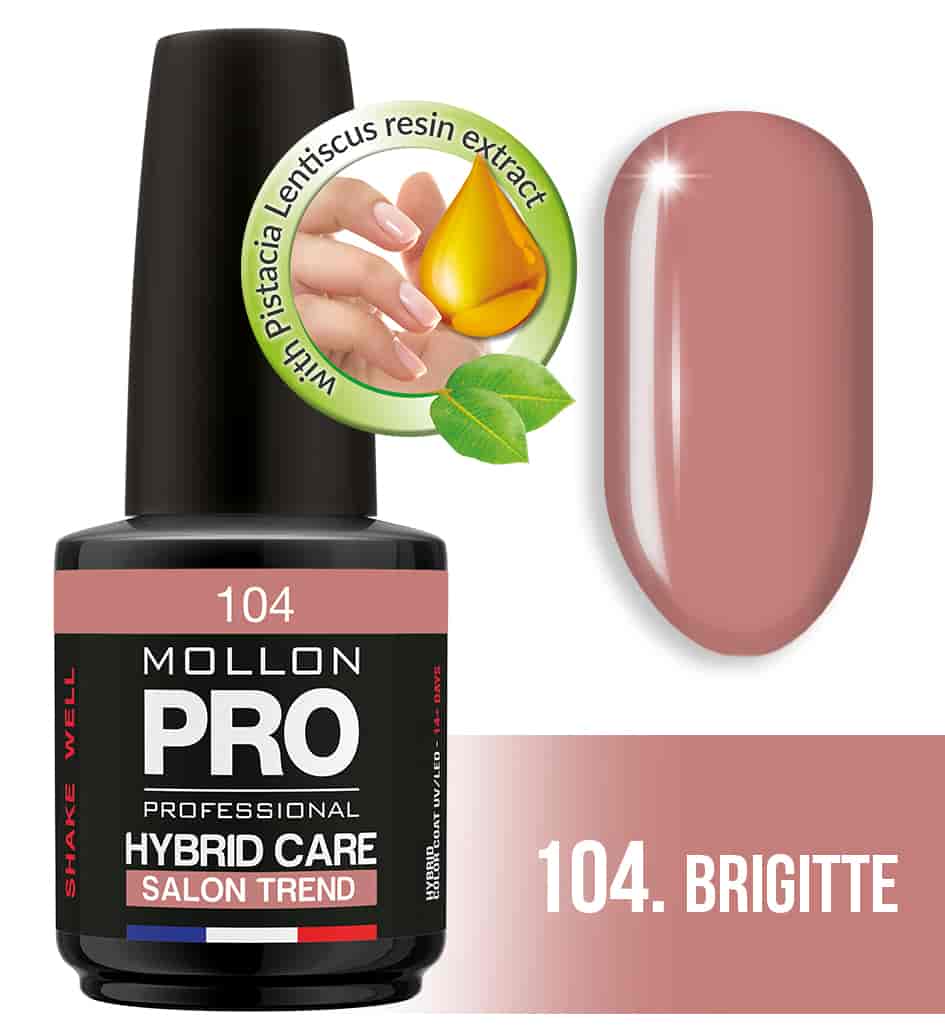 Mollon Pro Gel Polish HYBRID CARE SALON TREND UV/LED т104