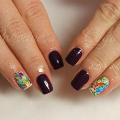 Decal nail sticker Abstract