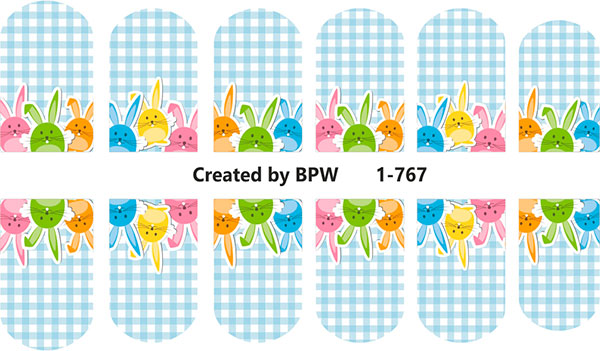 Decal nail stickers Easter