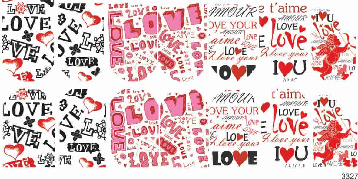 Decal sticker Love