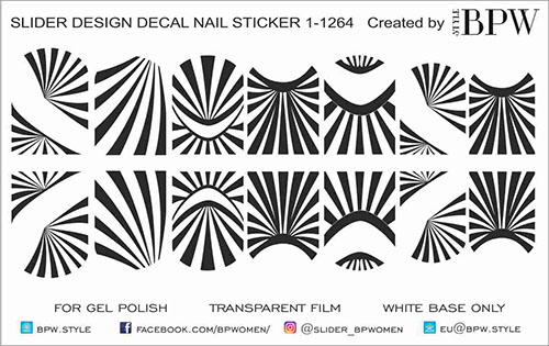 Decal nail sticker Geometry