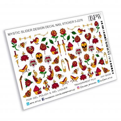 Decal nail sticker Mexican style