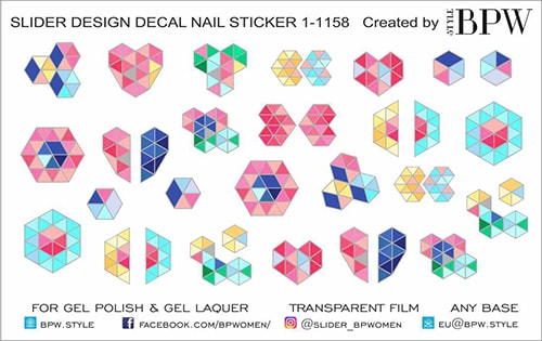Decal sticker Color geometry