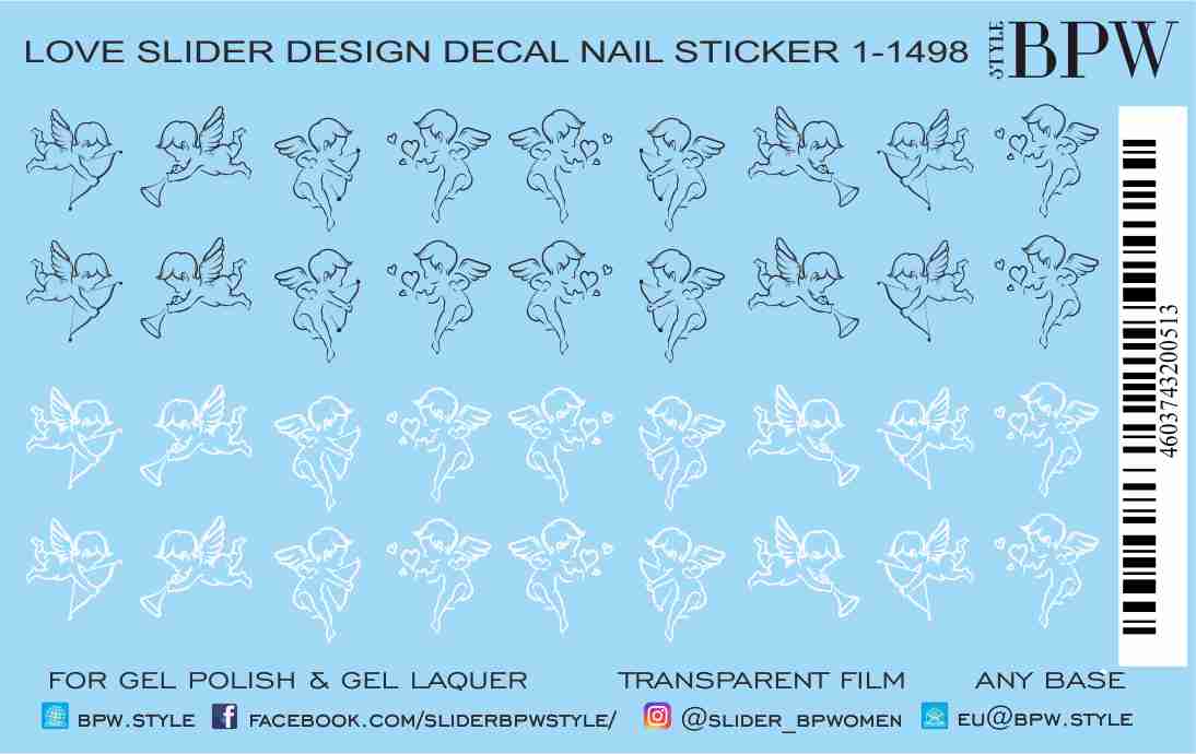 Decal nail sticker Angels