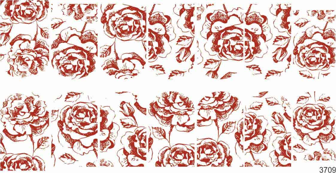 Decal sticker Red rose graphic
