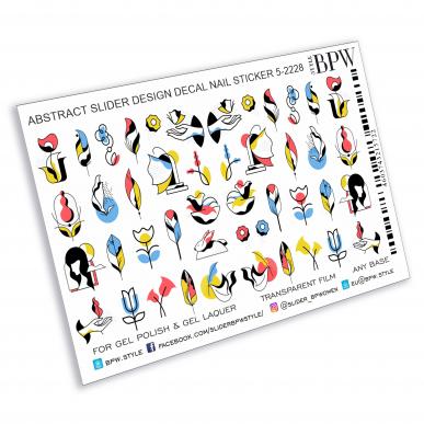 Decal nail sticker Abstract mix