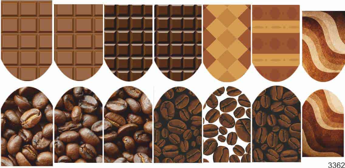 Decal sticker Coffee and chocolate