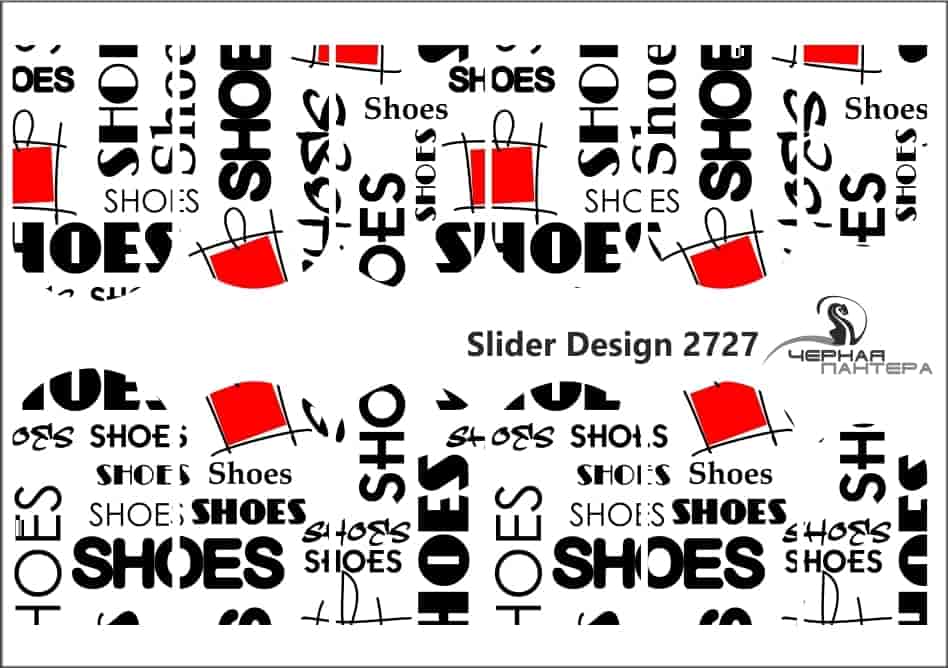 Decal nail sticker Shoes