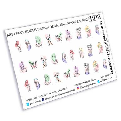 Decal nail sticker Figures