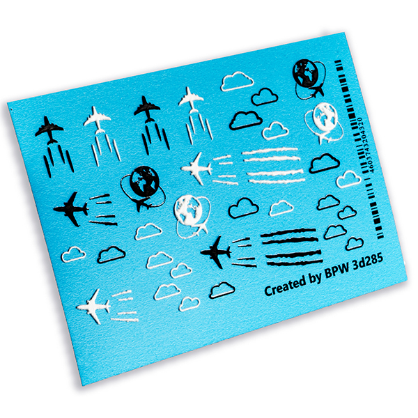 Decal sticker 3D Airplanes