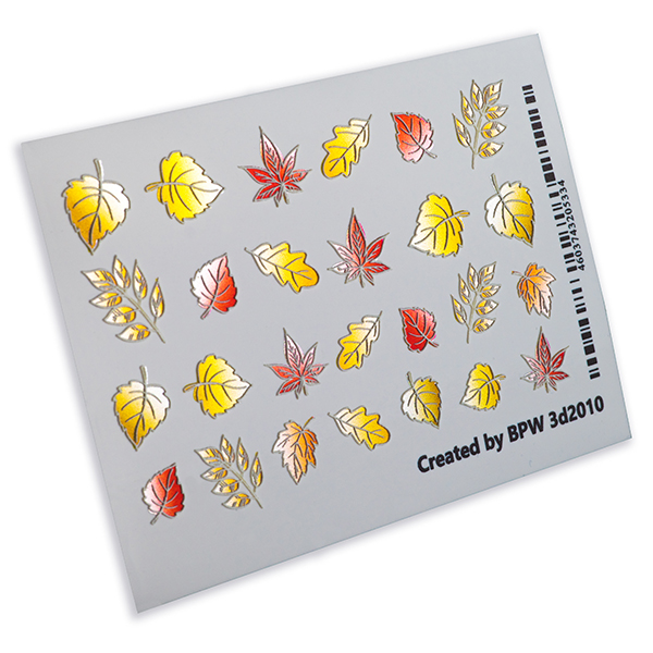 Decal sticker 3D Autumn leaves