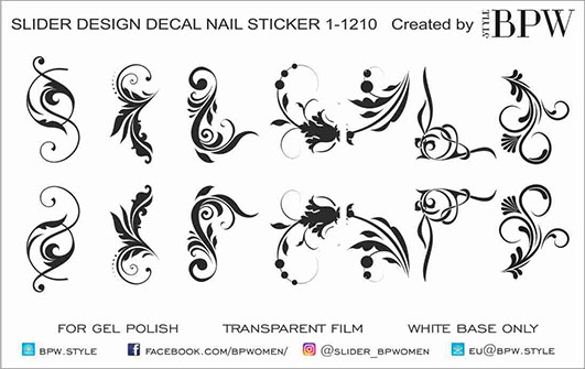 Decal sticker Tracery