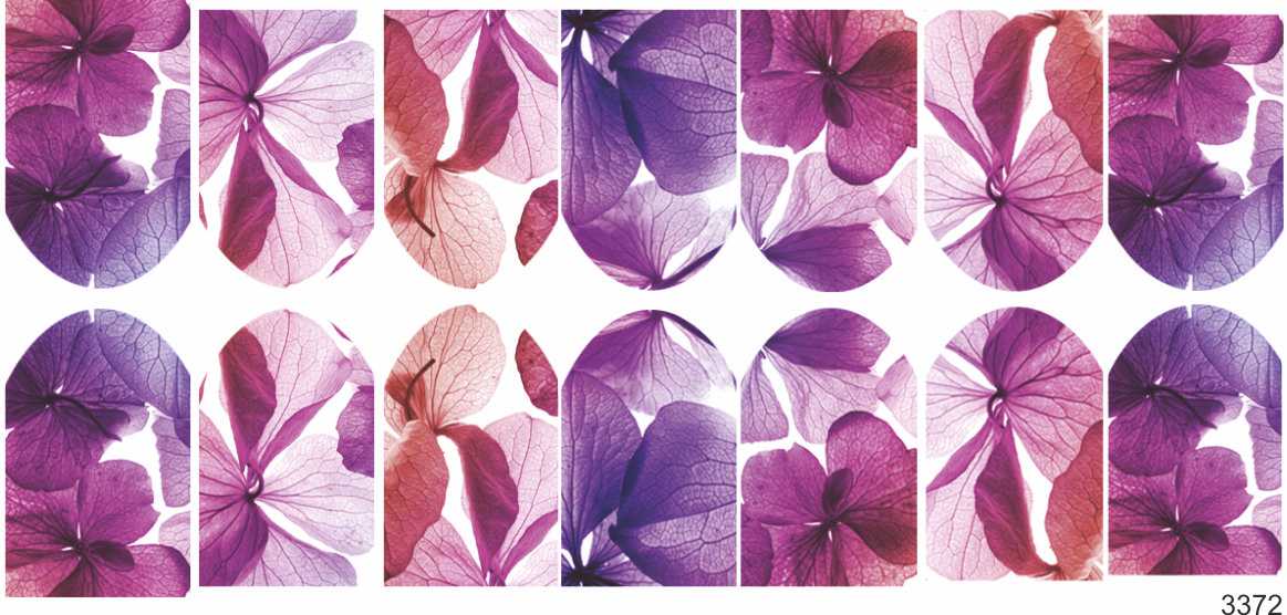 Decal sticker Purple petals