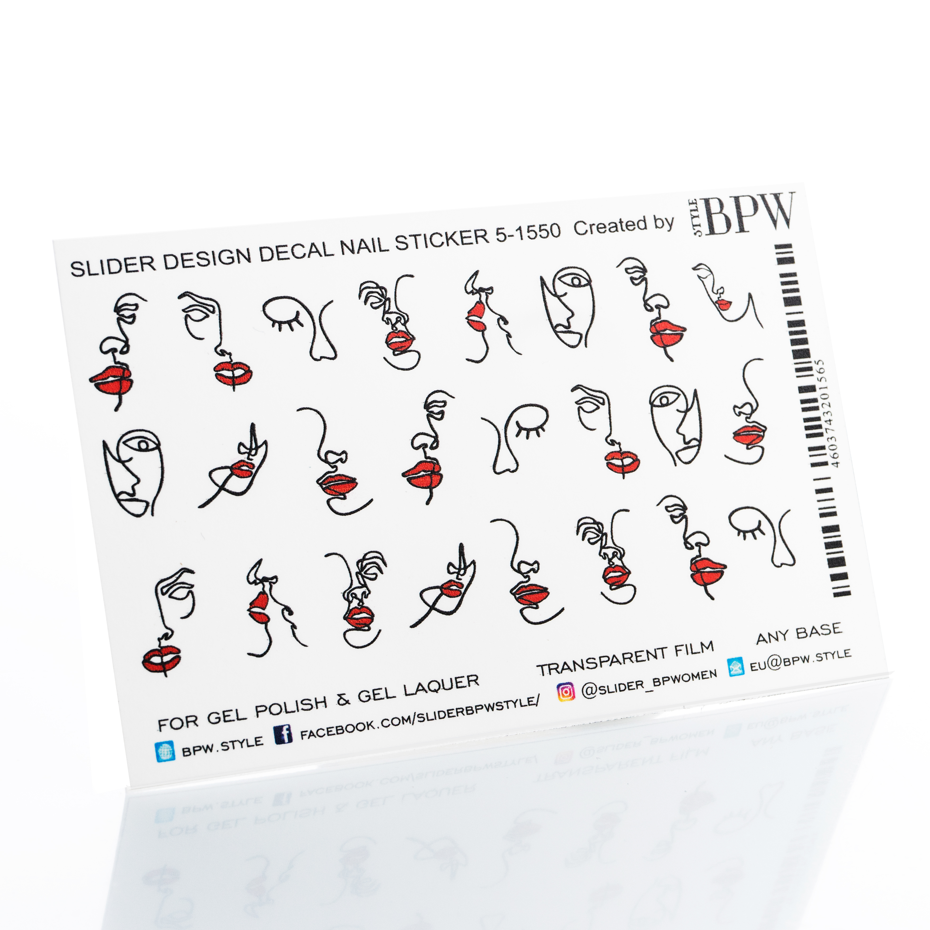 Decal nail sticker  Faces