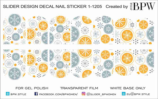 Decal sticker Winter abstract
