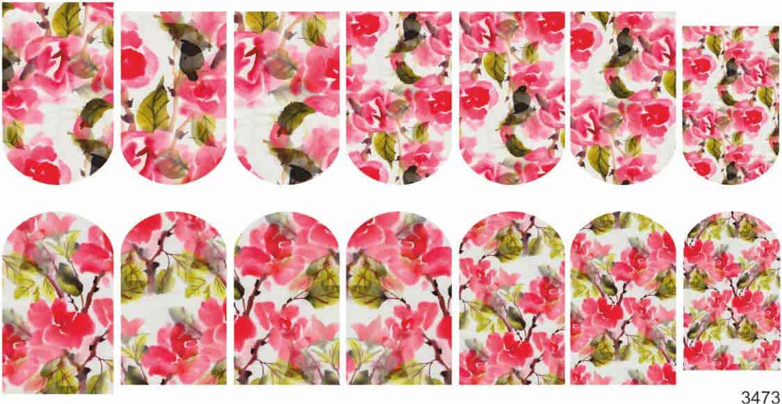 Decal sticker Watercolor flowers