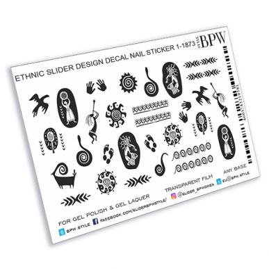 Decal nail sticker Ethnic mix 4