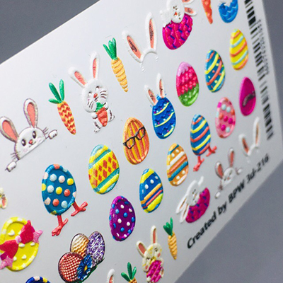 Decal sticker 3D Easter