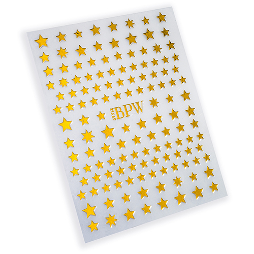 Nail stickers Gold  stars