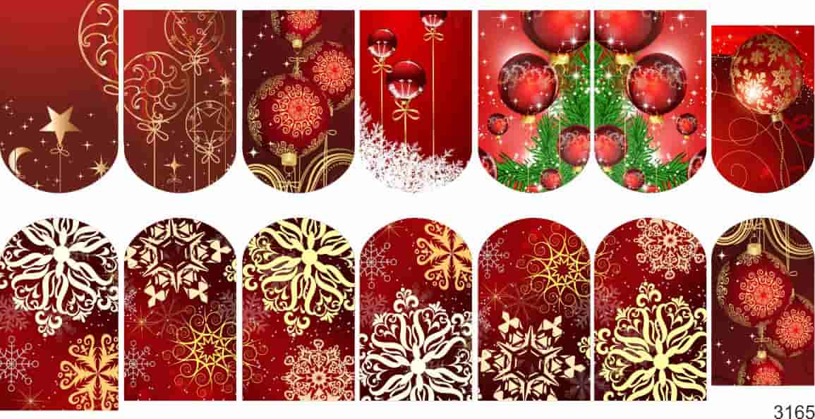Decal nail sticker Christmas