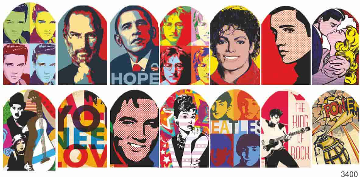 Decal sticker Celebrities