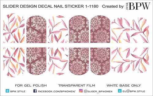 Decal sticker Purple pattern