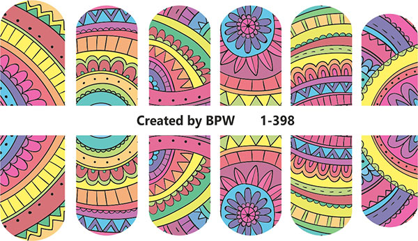 Decal nail sticker Abstract