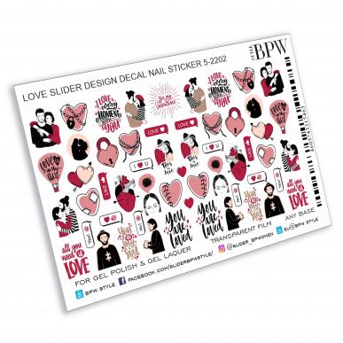 Decal nail sticker You are loved