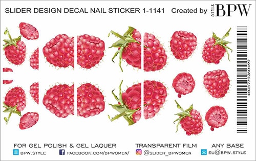 Decal sticker Raspberries