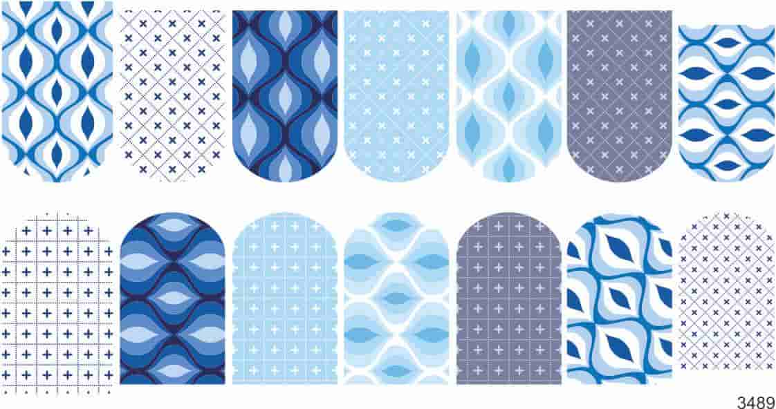Decal sticker Blue abstract