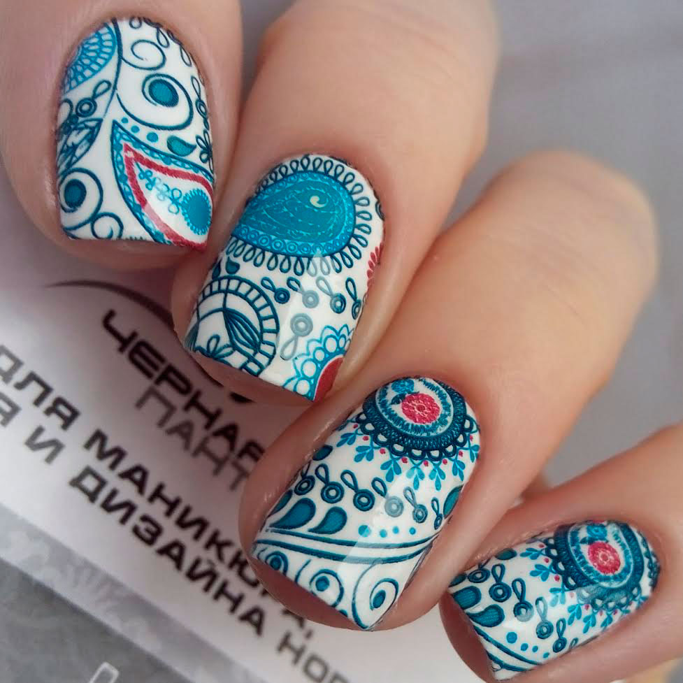 Decal nail sticker Paisley