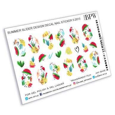 Decal nail sticker Summer watercolor