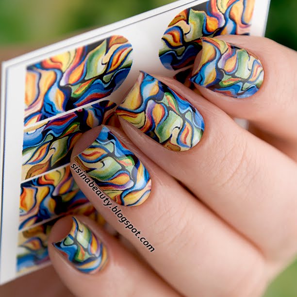 Decal nail stickers Abstract