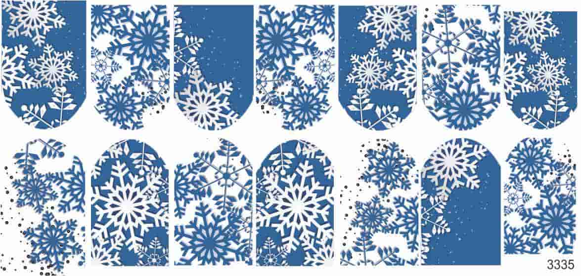 Decal sticker Snowflakes