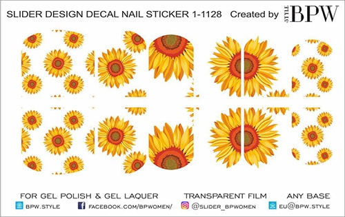 Decal sticker Sunflowers