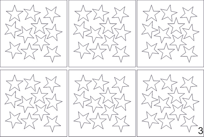 Nail stencils Stars