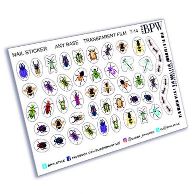 Nail stickers Insects