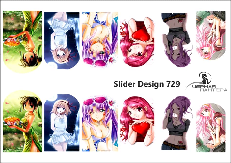 Decal nail sticker Anime