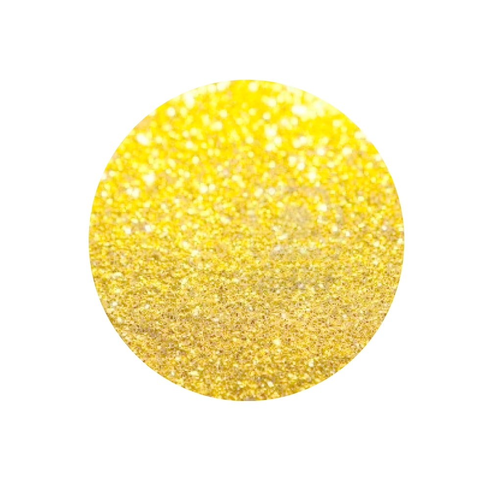 Glitter Dust Yellow Rainbow