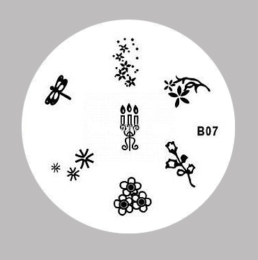Stamping plate B07