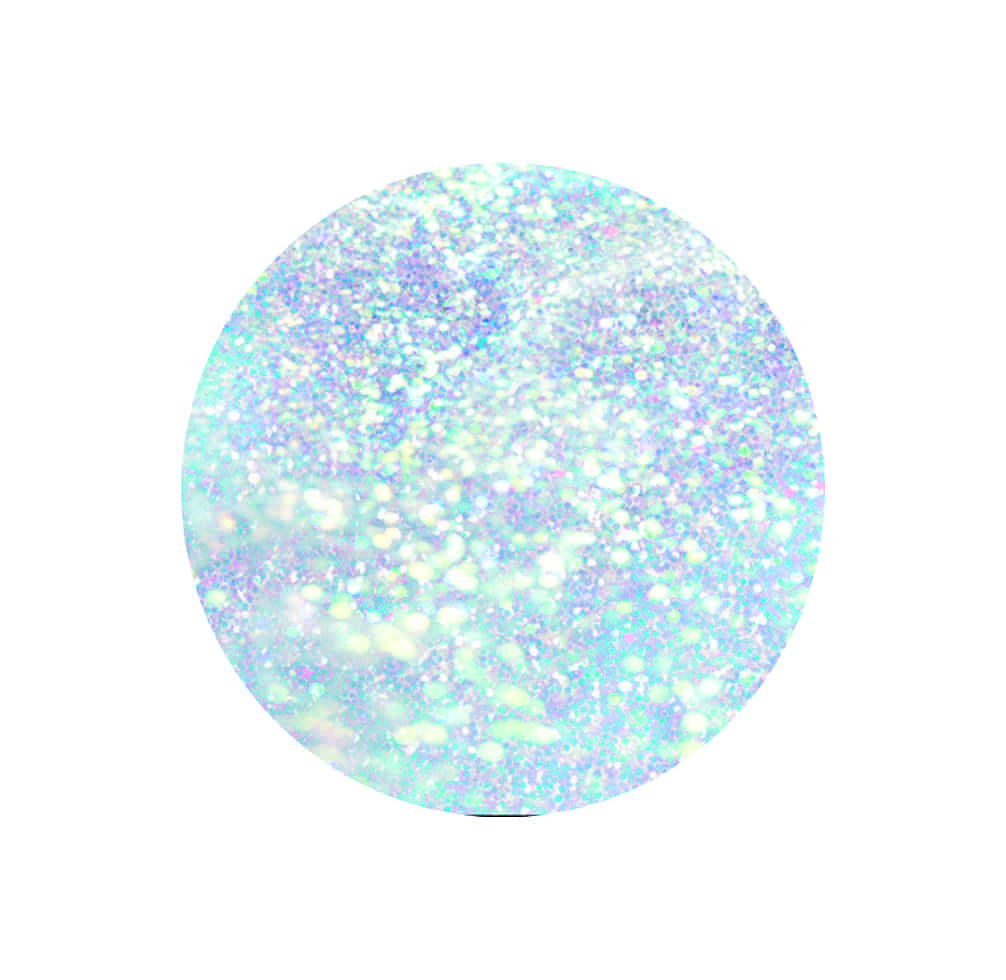 Glitter Dust White Rainbow
