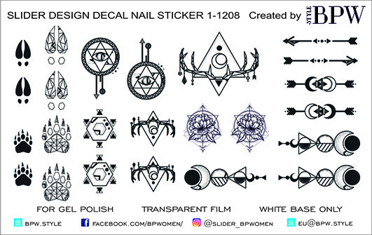 Decal sticker Ethnic elements